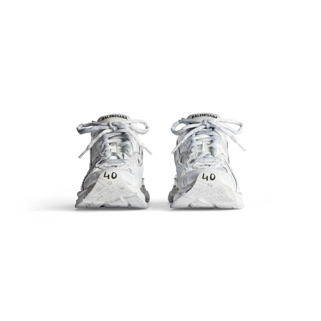 Men’s Runner Sneaker in White - Image 3